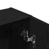 Wall-mounted Cabinet Black Oak 32x20x67 cm Engineered Wood - Extra Image