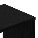 TV Cabinet 2 pcs Black Engineered Wood - Extra Image