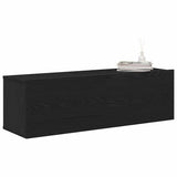 TV Cabinet 2 pcs Black 100 x 30 x 30 cm Engineered Wood