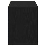 Shoe Bench Black Oak 100x35x45 cm Engineered Wood - Rear View