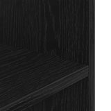 Aquarium Stand Black Oak 60x30x60 cm Engineered Wood - Low Angle