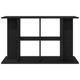 Aquarium Stand Black Oak 100x40x60 cm Engineered Wood - 45-Degree Angle