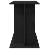 Aquarium Stand Black Oak 100x40x60 cm Engineered Wood
