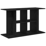 Aquarium Stand Black Oak 100x40x60 cm Engineered Wood - Close-Up Angle