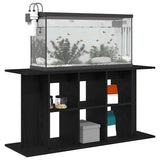 Aquarium Stand Black Oak 120x40x60 cm Engineered Wood - Top-Down View