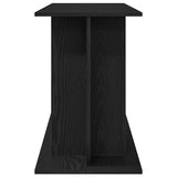 Aquarium Stand Black Oak 120x40x60 cm Engineered Wood - Rear View