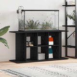 Aquarium Stand Black Oak 120x40x60 cm Engineered Wood