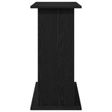 Aquarium Stand Black Oak 81x36x73 cm Engineered Wood