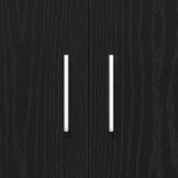 Aquarium Stand Black Oak 81x36x73 cm Engineered Wood - Extra Image