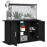 Aquarium Stand Black Oak 101x41x58 cm Engineered Wood - Top-Down View
