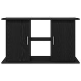 Aquarium Stand Black Oak 101x41x58 cm Engineered Wood - 45-Degree Angle