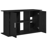 Aquarium Stand Black Oak 101x41x58 cm Engineered Wood - Low Angle