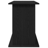 Aquarium Stand Black Oak 121x41x58 cm Engineered Wood - Rear View