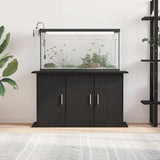Aquarium Stand Black Oak 101x41x58 cm Engineered Wood - Side View