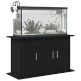 Aquarium Stand Black Oak 101x41x58 cm Engineered Wood - Top-Down View