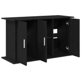 Aquarium Stand Black Oak 101x41x58 cm Engineered Wood - 45-Degree Angle