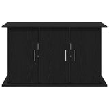 Aquarium Stand Black Oak 101x41x58 cm Engineered Wood - Rear View