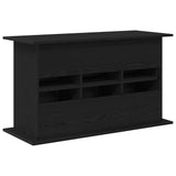 Aquarium Stand Black Oak 101x41x58 cm Engineered Wood - Low Angle