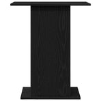 Aquarium Stand Black Oak 60.5x36x72.5 cm Engineered Wood