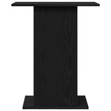 Aquarium Stand Black Oak 60.5x36x72.5 cm Engineered Wood - 45-Degree Angle