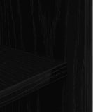 Aquarium Stand Black Oak 75x36x72.5 cm Engineered Wood