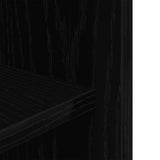 Aquarium Stand Black Oak 75x36x72.5 cm Engineered Wood - Low Angle