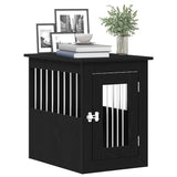 Dog Crate Furniture Black Oak 45x62x59 cm Engineered Wood - Top-Down View