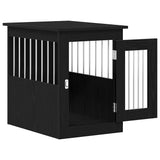 Dog Crate Furniture Black Oak 45x62x59 cm Engineered Wood