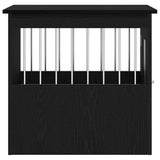 Dog Crate Furniture Black Oak 45x62x59 cm Engineered Wood