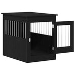 Dog Crate Furniture Black Oak 55x80x68 cm Engineered Wood