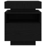 Bedside Cabinet with Drawer 2 pcs Black oak 40 x 39 x 48.5 cm - Extra Image