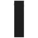 Bathroom Mirror Cabinet Black Oak 60x16x60 cm Engineered Wood