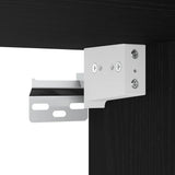 Bathroom Mirror Cabinet Black Oak 60x16x60 cm Engineered Wood - Extra Image