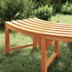 Tree Bench 4 -Seater 210 x 80 x 45 cm Solid Eucalyptus Wood