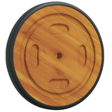 Space Wheels 2 pcs Brown 20.5 x 20.5 x 2 cm Solid Acacia Wood