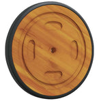 Space Wheels 2 pcs Brown 20.5 x 20.5 x 2 cm Solid Acacia Wood