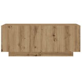 TV Cabinet with LED Lights Artisan Oak 180x35x40 cm Engineered Wood