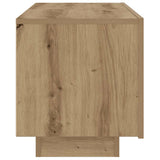 Bedside Cabinet Artisan Oak 100x35x40 cm Engineered Wood - 45-Degree Angle