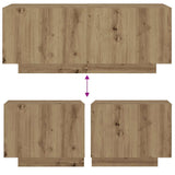 Bedside Cabinet Artisan Oak 100x35x40 cm Engineered Wood