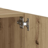 Bedside Cabinet Artisan Oak 100x35x40 cm Engineered Wood - Extra Image
