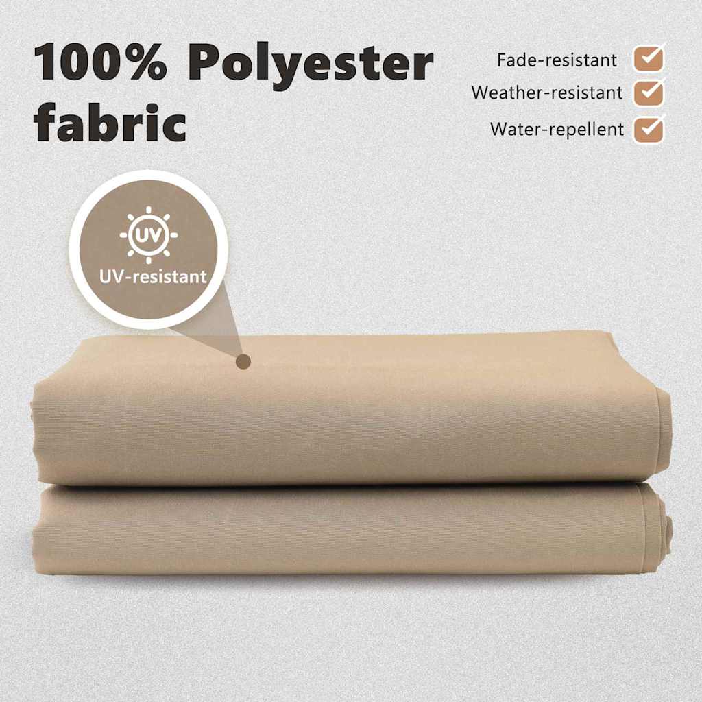 Awning Replacement Fabric Beige 380 x 295 cm Polyester