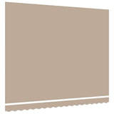 Awning Replacement Fabric Beige 380 x 295 cm Polyester - Top-Down View