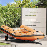 Boat Trailer Silver 302 x 107 x 42 cm Steel