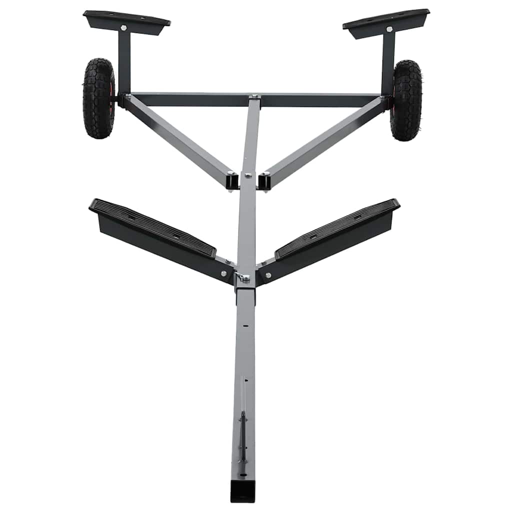 Boat Trailer Silver 302 x 107 x 42 cm Steel