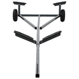 Boat Trailer Silver 302 x 107 x 42 cm Steel - 45-Degree Angle