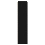 Bookcase Black Oak 66x30x130 cm Engineered Wood