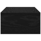 Monitor Stand Black Oak 42x24x13 cm Engineered Wood - Rear View