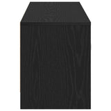TV Cabinet Black Oak 102x30x37.5 cm Engineered Wood - Close-Up Angle