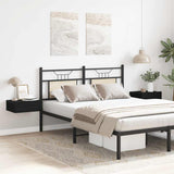 Floating Nightstands 2 pcs Black Oak 40x32x15 cm Engineered Wood - Top-Down View