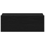 Floating Nightstands 2 pcs Black Oak 40x32x15cm Engineered Wood